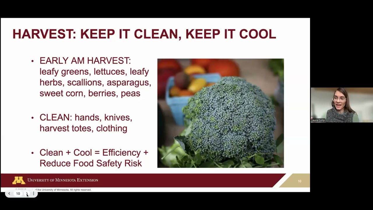 All About Postharvest Handling: Tips for Washing, Storing and Packing Produce for Safety and Quality