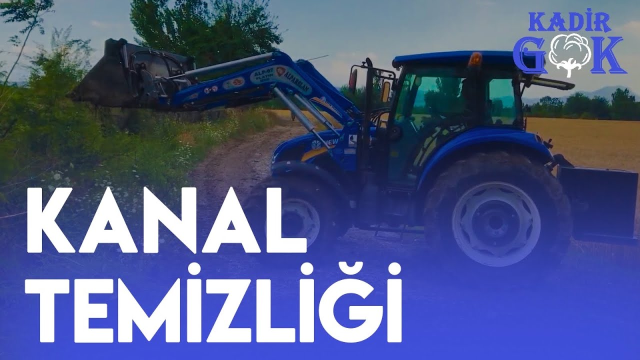 ALPARSLAN ÖN YÜKLEYİCİ KEPÇE İLE KANAL TEMİZLİĞİ || NEW HOLLAND TD100D