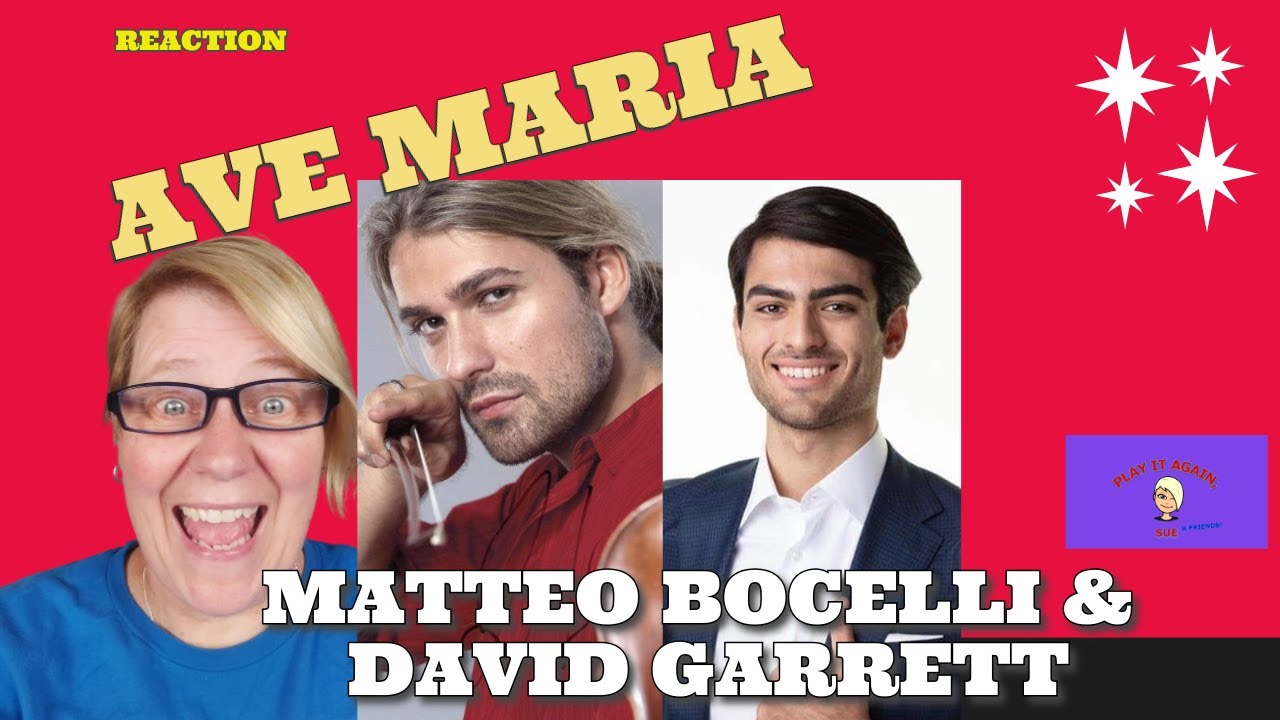1st Time Hearing ~ AVE MARIA by MATTEO BOCELLI & DAVIS GARRETT ~ Reaction