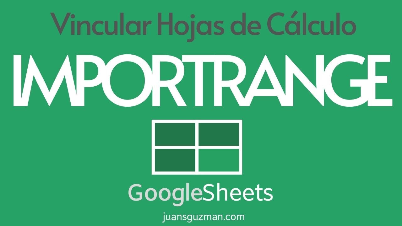 Conecta tus hojas de cálculo con IMPORTRANGE en Google SHEETS 📊✨