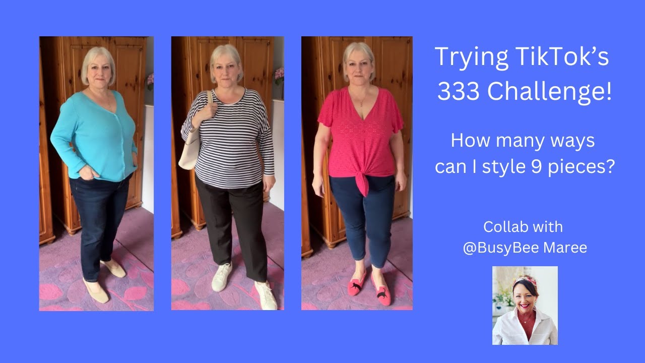 Trying the 333 Tiktok Challenge : Plus Size  Over 50