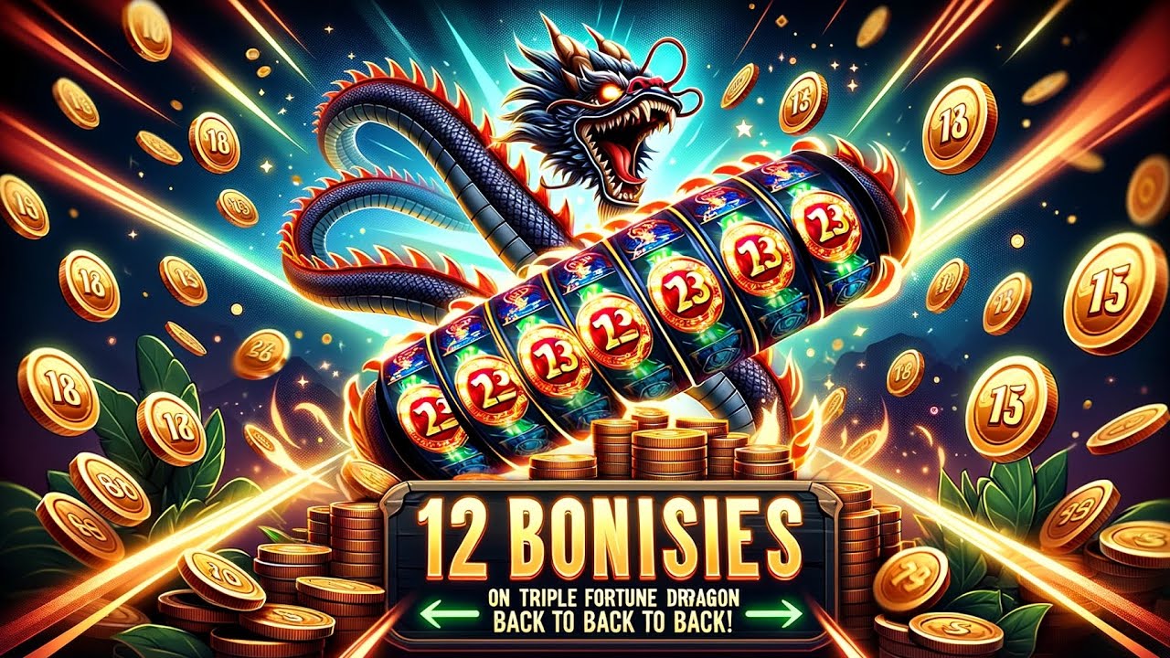 12 Bonuses on Triple Fortune Dragon Unleashed back to back to back!