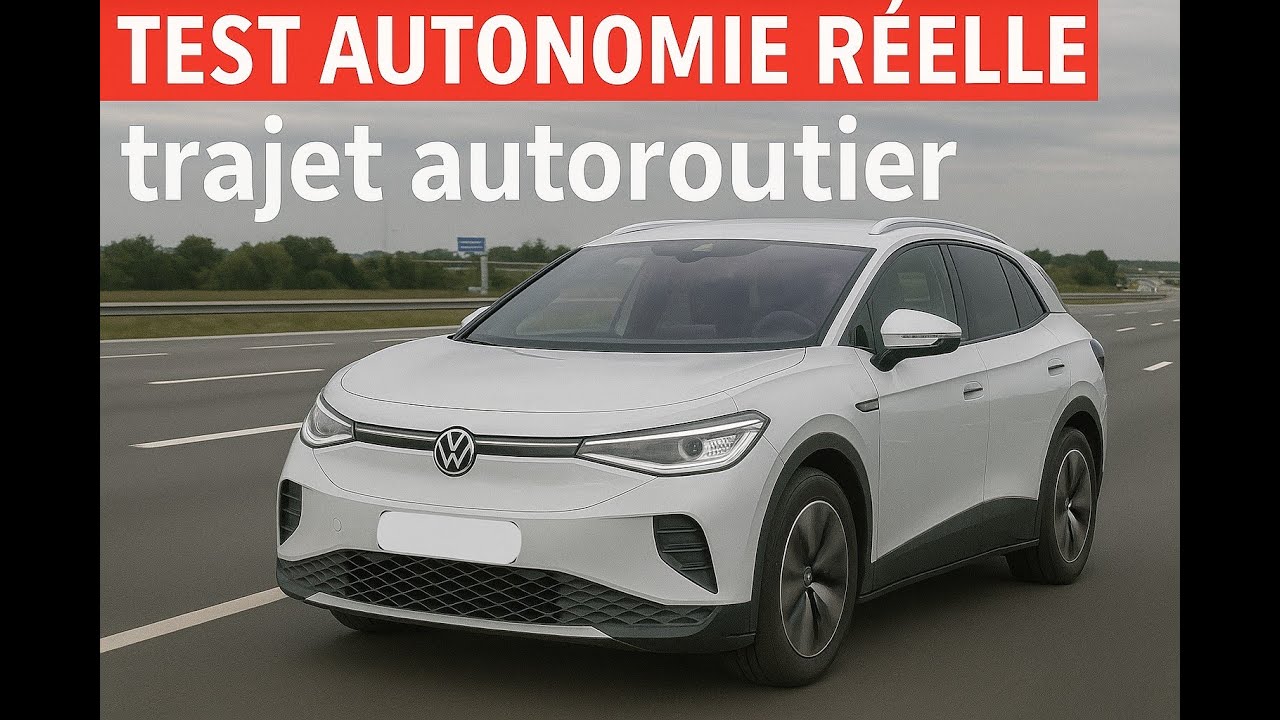 Test - Voiture électrique : Volkswagen ID.4 77KW sur autoroute
