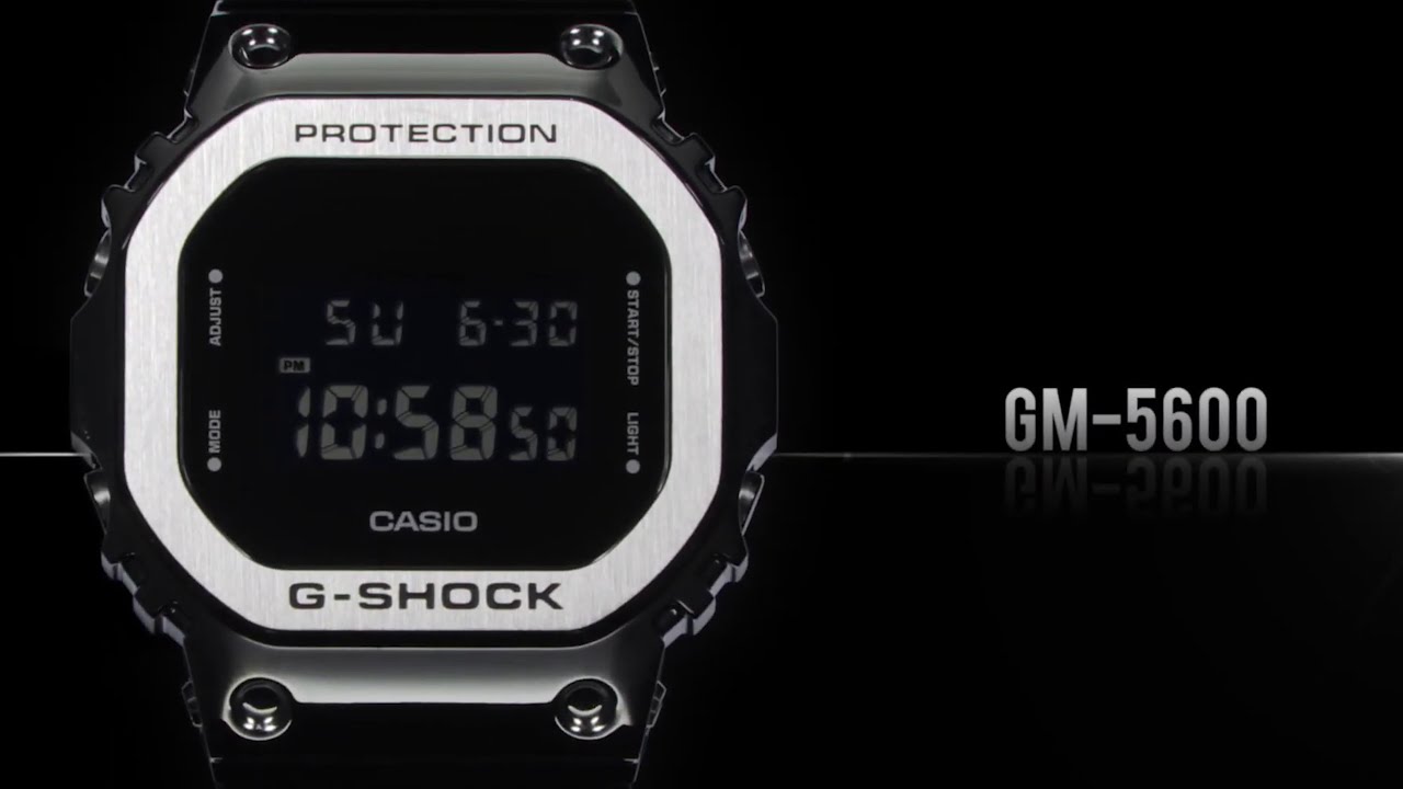 Обзор коллекции часов CASIO G-SHOCK GM-5600 by DEKA