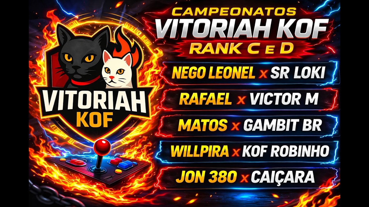 VITORIAH LIVE:CAMPEONATOS C e D VITORIAH KOF