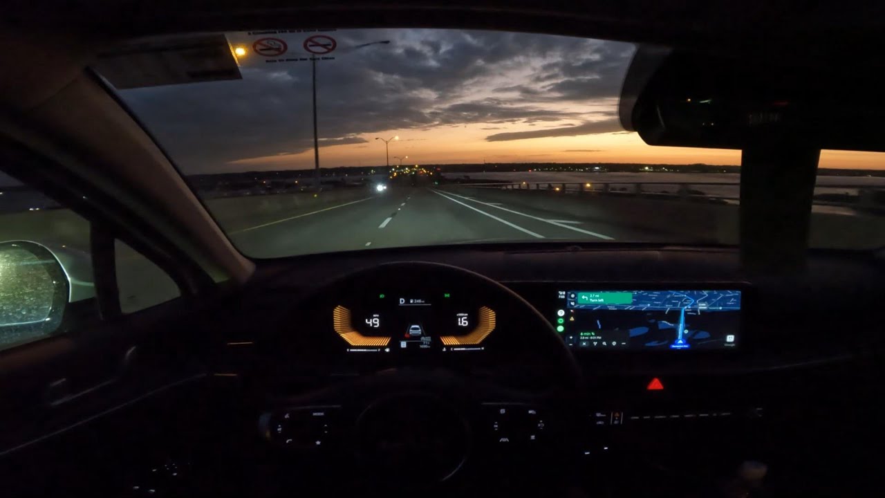 First POV Night Drive // 2025 Kia K5 LXS