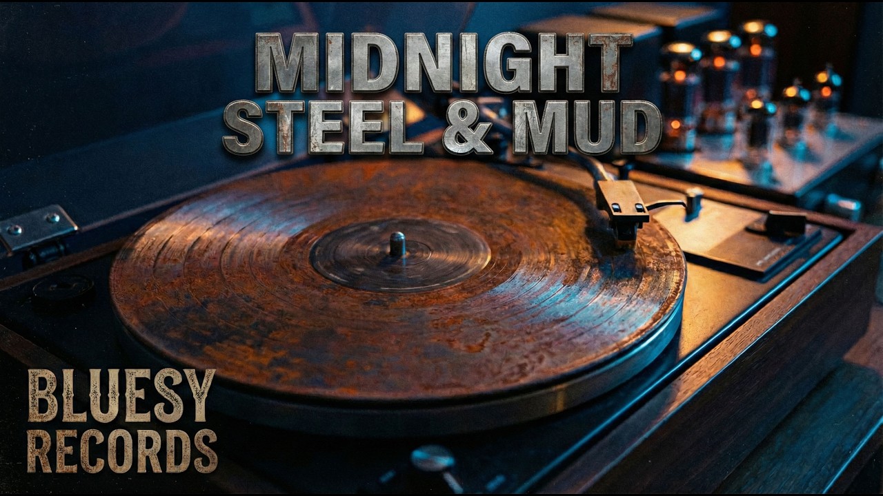 🎧 Midnight Steel & Mud | Blues-Tinged Old School Boom Bap | Bluesy Records