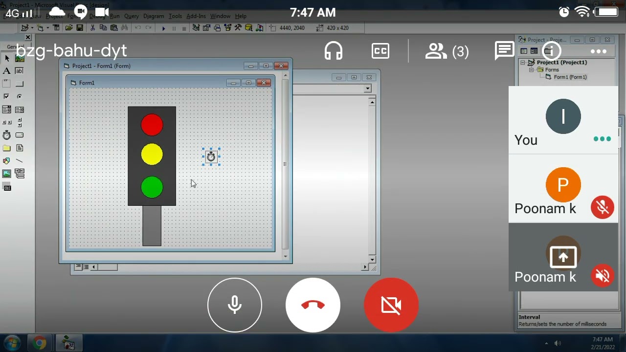 Traffic signal program in VB6