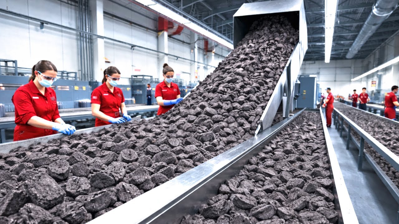 CUM se FACE CĂRBUNELE de LEMN 🔥 | AȘA se TRANSFORMĂ 100.000 kg de LEMN în CĂRBUNE VEGETAL