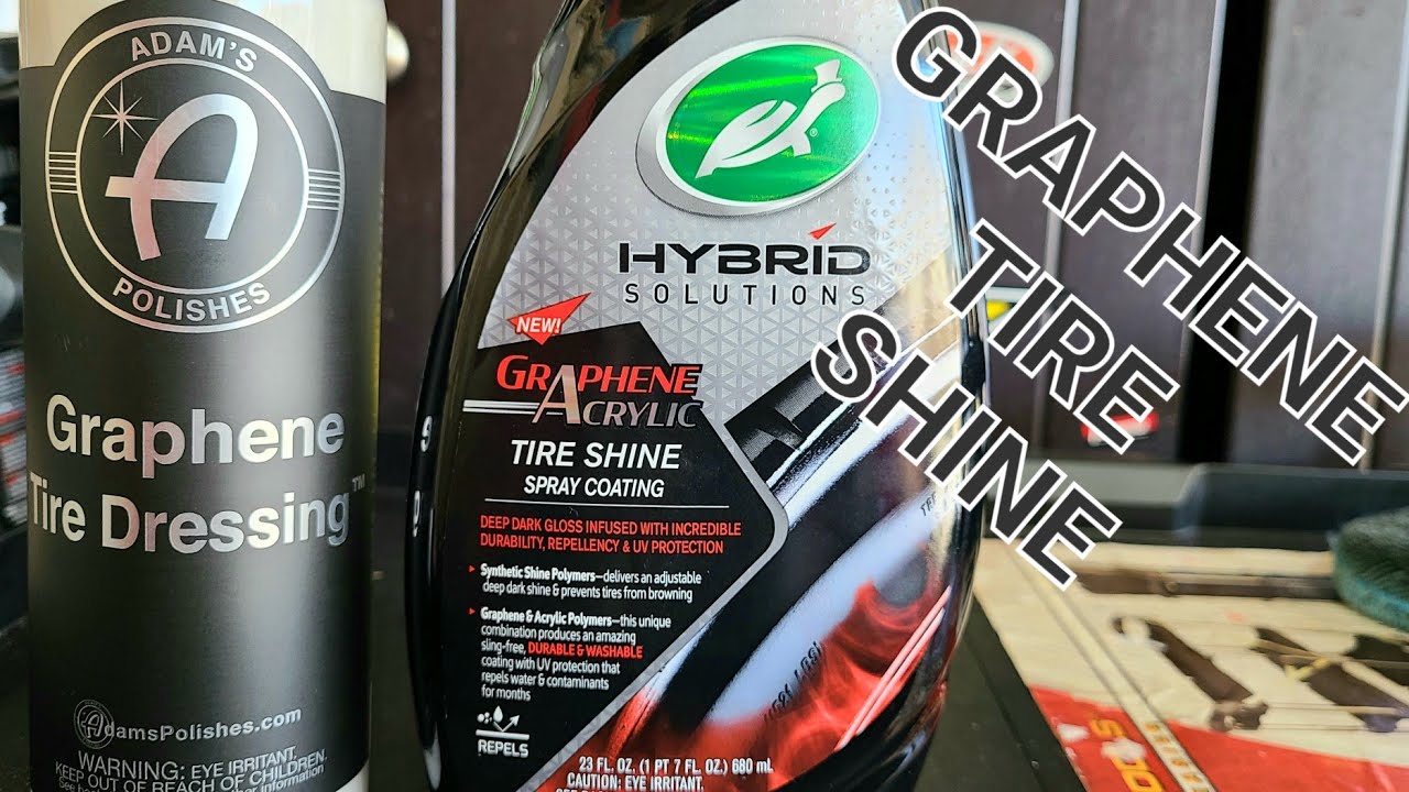 [VS] Средство для блеска шин Adam's vs Turtle Wax GRAPHENE - Действительно ли графен улучшает рез...