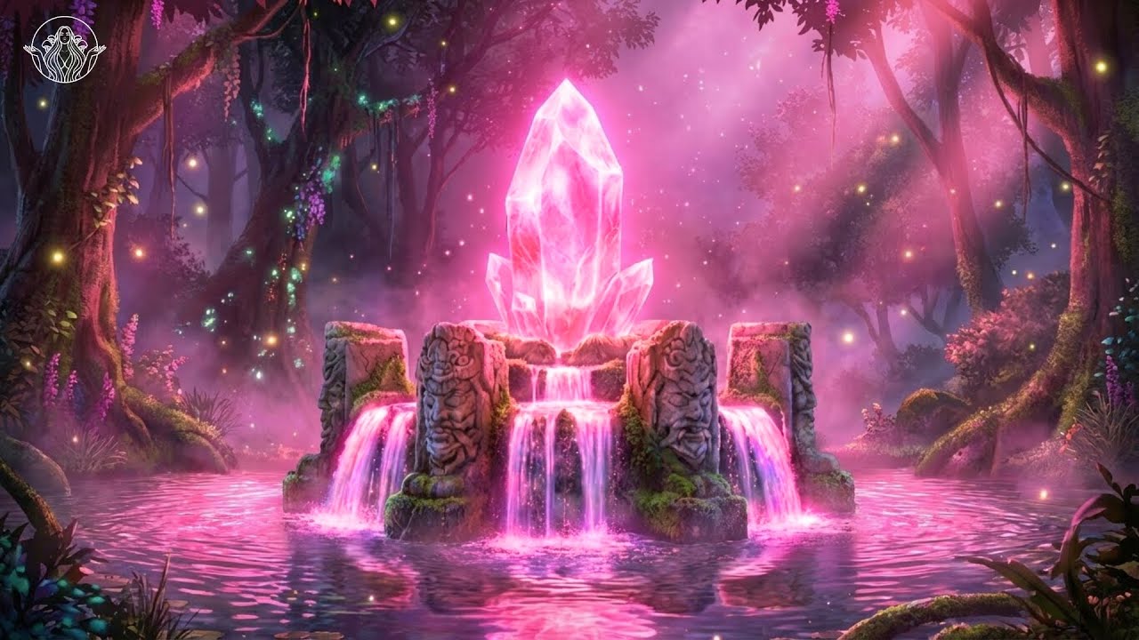 639Hz Rose Quartz Fountain • Energy of beauty, love, charm, and inner peace