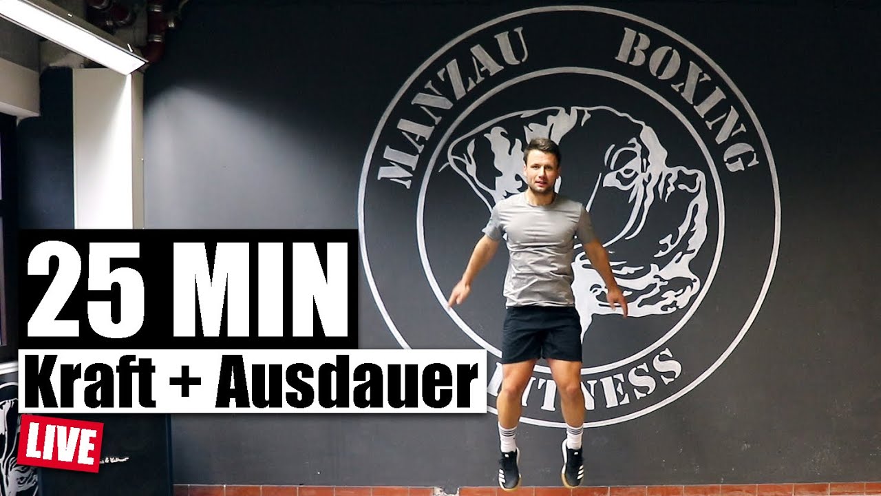 25 MIN KRAFT + AUSDAUER | MANZAU BOXING FITNESS