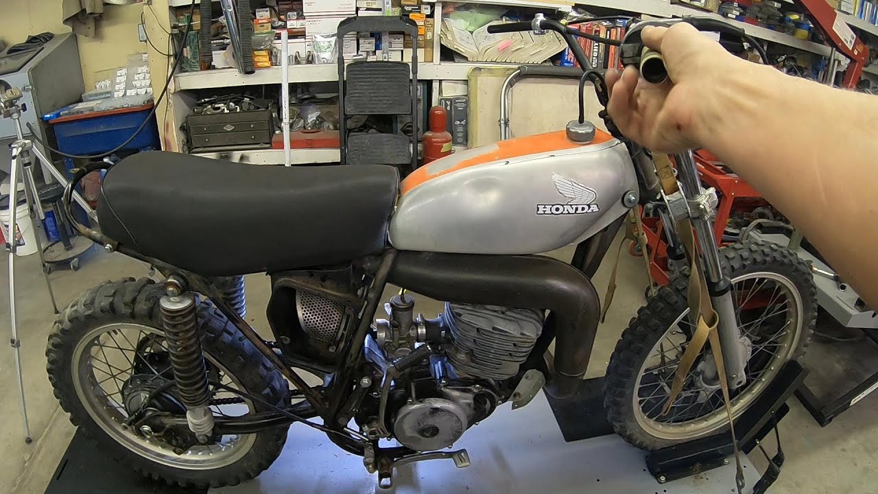 Honda CR250M kickstarter repair, will it run