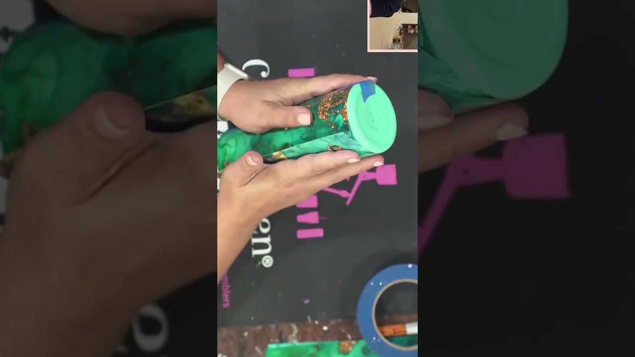 Easy Glitter Tumbler EPOXY FREE