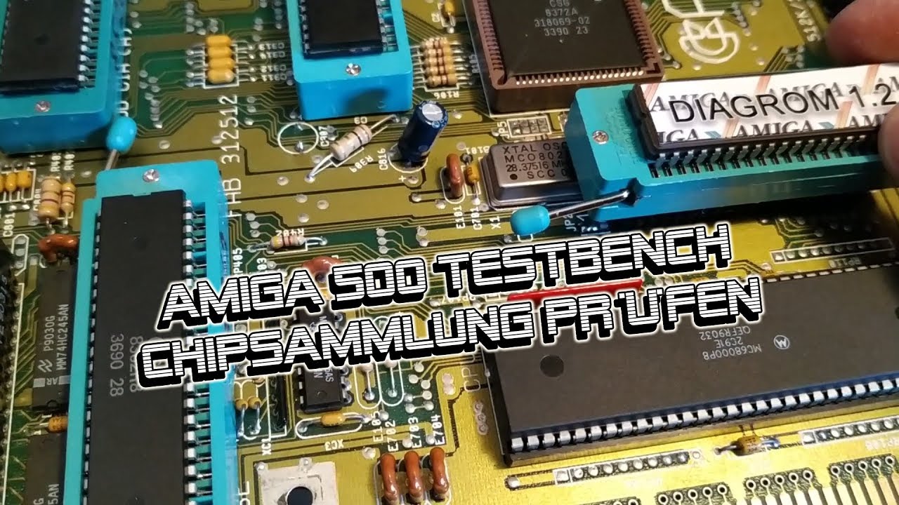 VLOG: Werkzeugbau? Amiga 500 Testbench & Chips testen.