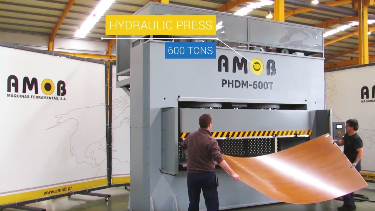 H Frame Hydraulic Press -  PHDM600T / Aluminium Panel Door | AMOB