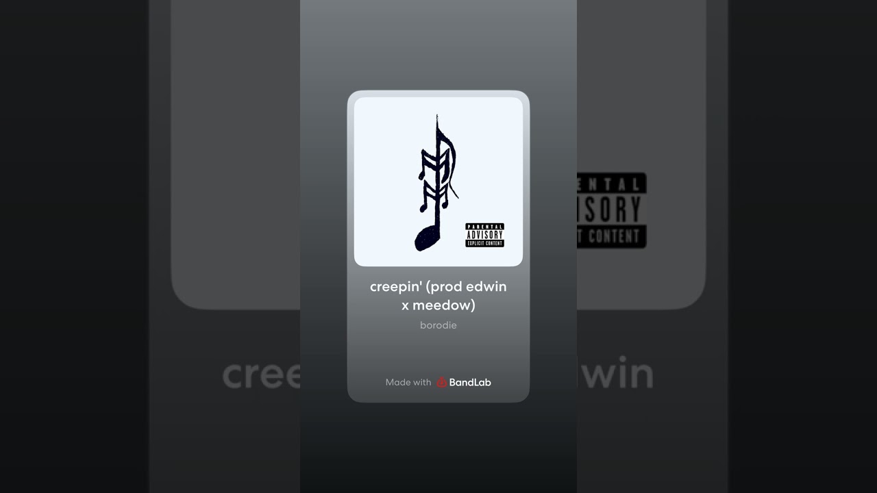 creepin' (prod edwin x meedow)