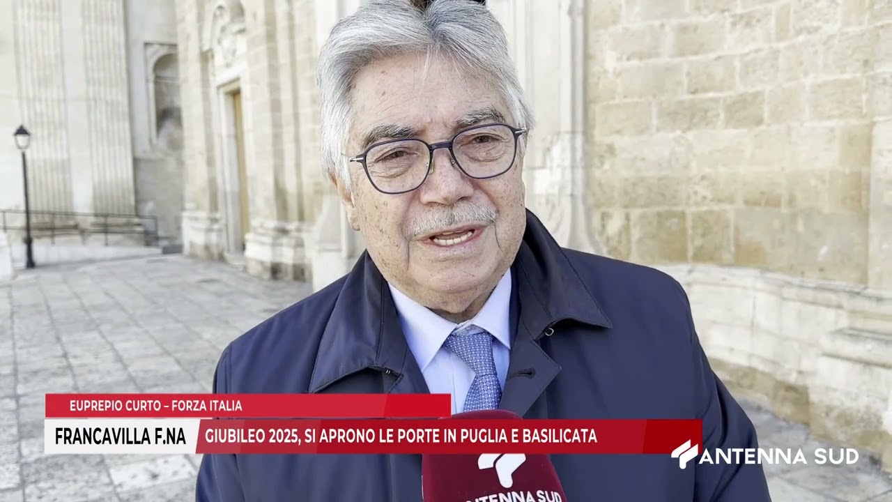 29 DICEMBRE 2024   FRANCAVILLA FONTANA   GIUBILEO 2025, SI APRONO LE PORTE IN PUGLIA E BASILICATA