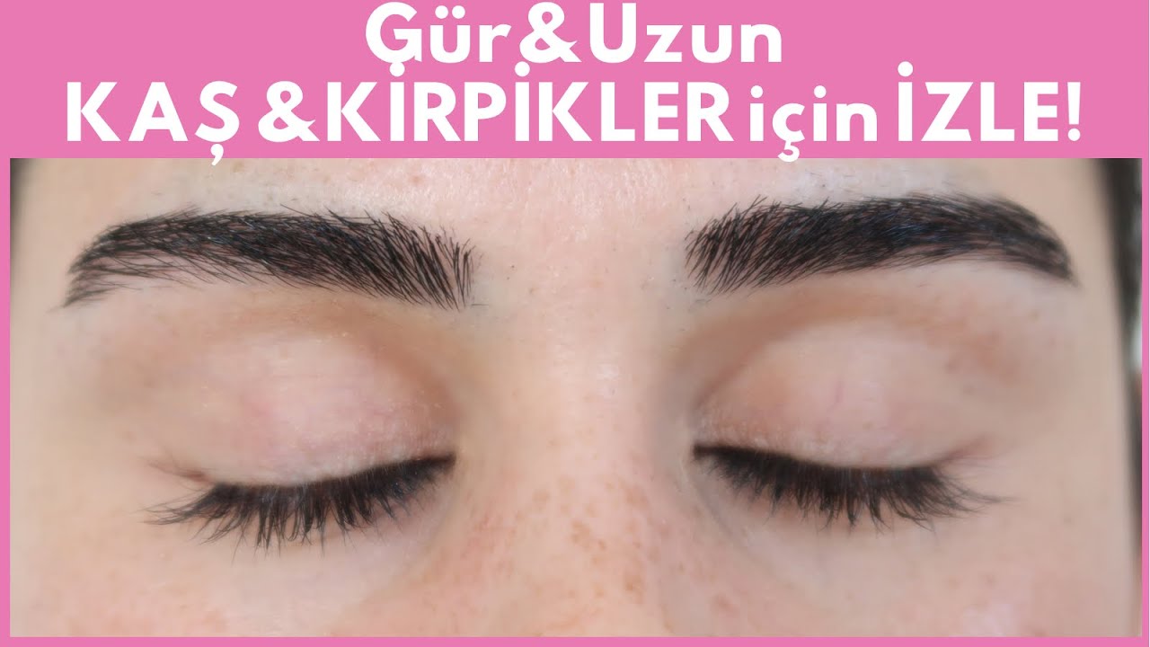 1 AYDA DÖKÜLEN KAŞ ve KİRPİKLERİMİ NASIL GÜRLEŞTİRDİM/UZATTIM |AYŞE ÇAKAR