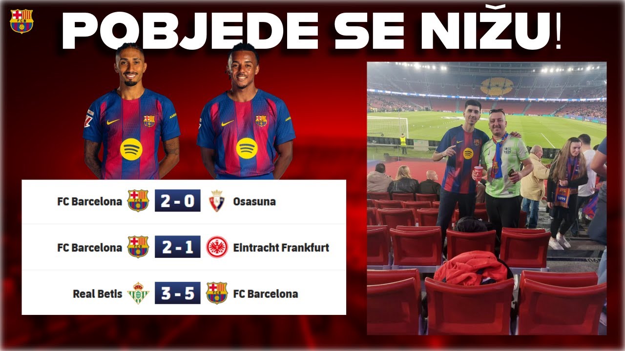 POVRATAK! Utisci iz Barcelone! Zaostale analize! - NIŽEMO POBJEDE