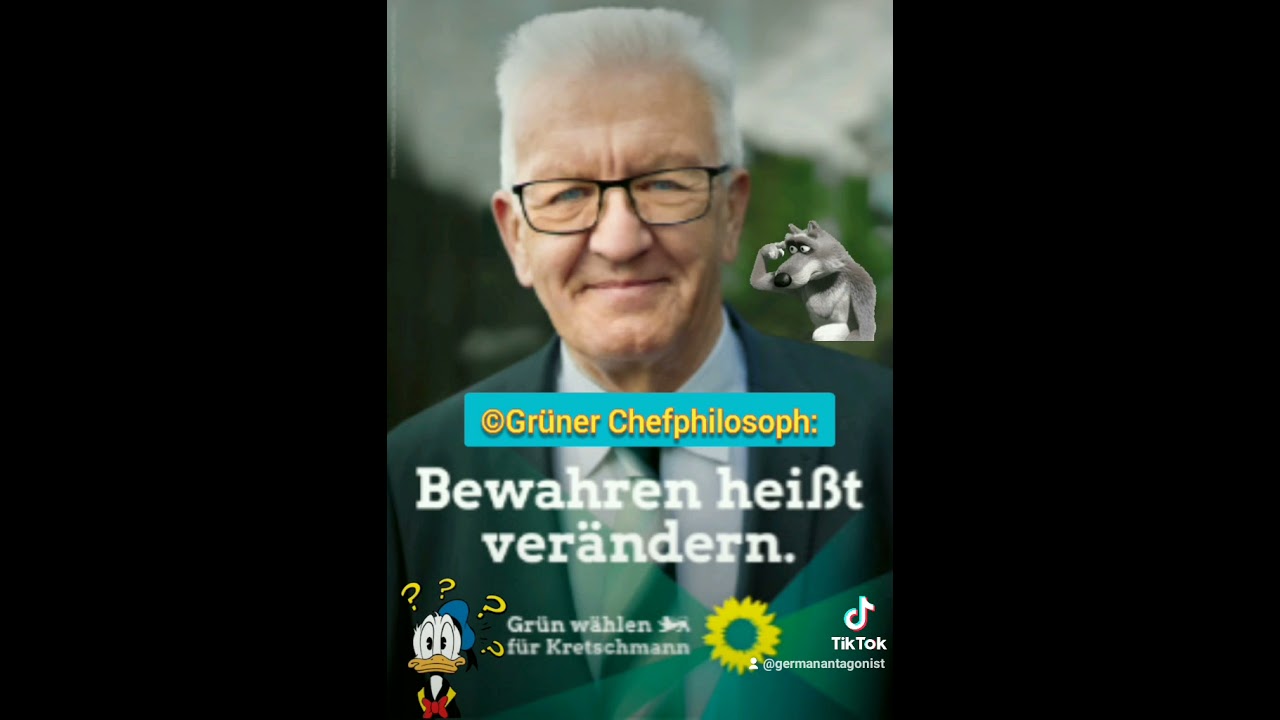GRÜNER CHEFPHILOSOPH KRETSCHE: BEWAHREN HEISST VERÄNDERN 