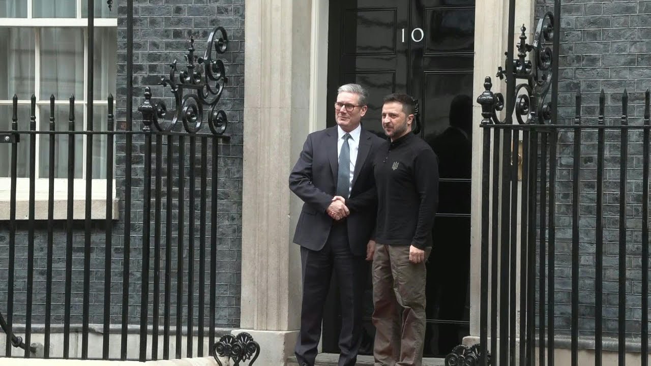 Le premier ministre britannique accueille Zelensky à Downing St | AFP Images