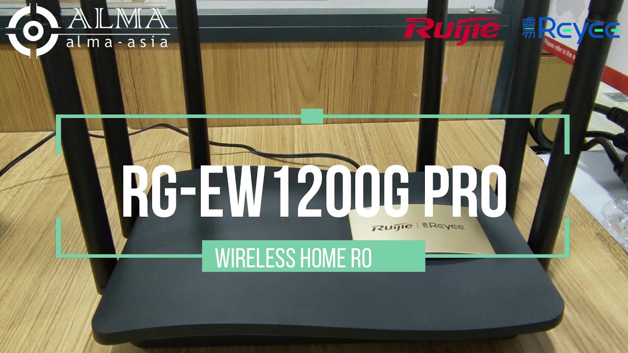 Ruijie Reyee EW1200G PRO Wireless Repeater EASY Setting!! - Just setting by using phone!