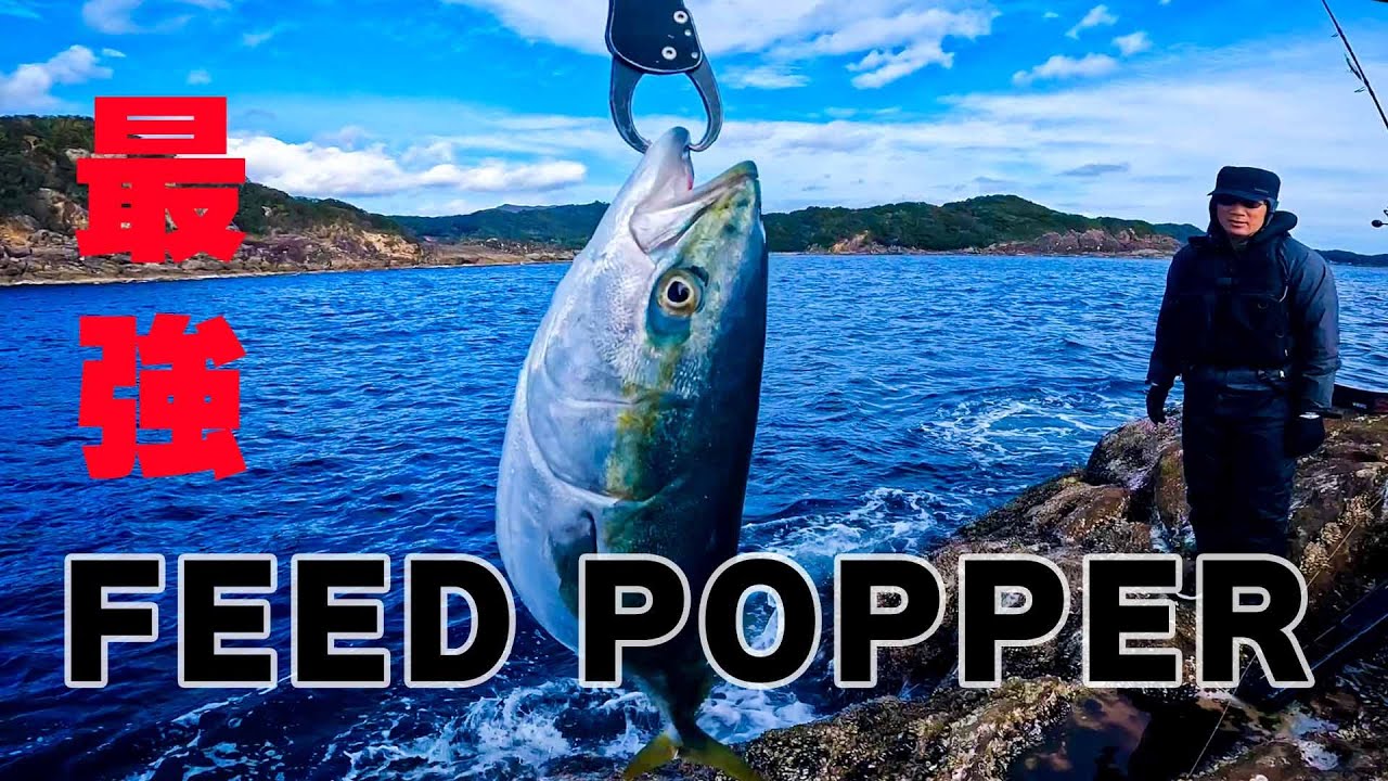 ［四国ロックショア］最強フィードポッパー［Fishing JAPAN］