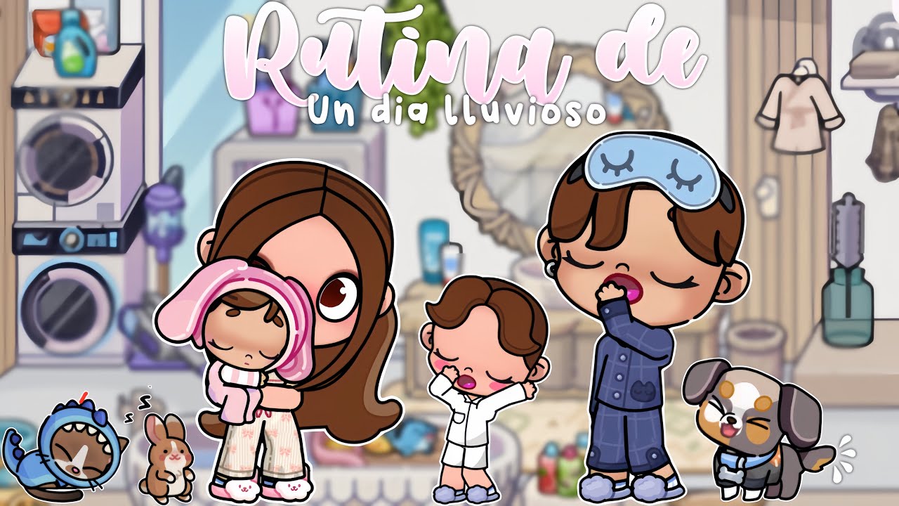 RUTINA DE UN DÍA LLUVIOSO 🌧☔️|| Avatarworld Roleplay