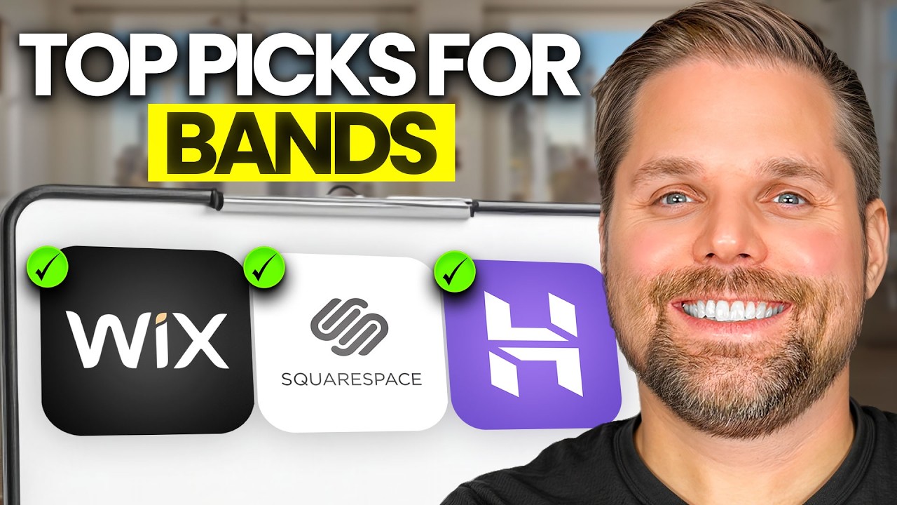 Лучшие конструкторы сайтов для музыкальных групп, позволяющие продавать больше билетов