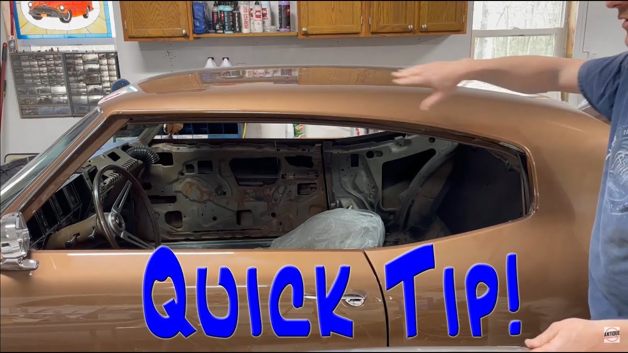 Установка молдинга-подкрылка GM A - Buick GS Stage1 1970 года