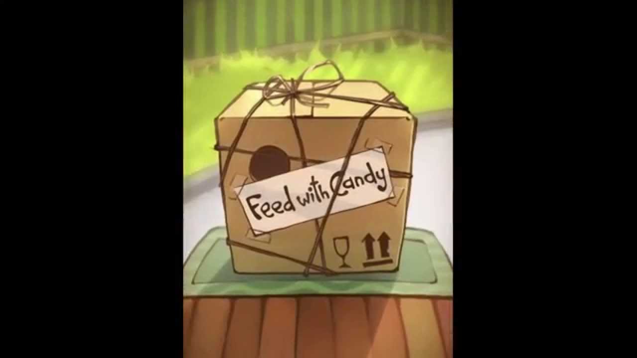 Cut The Rope Level 1: Cardboard Box 3 Stars Full Walkthrough