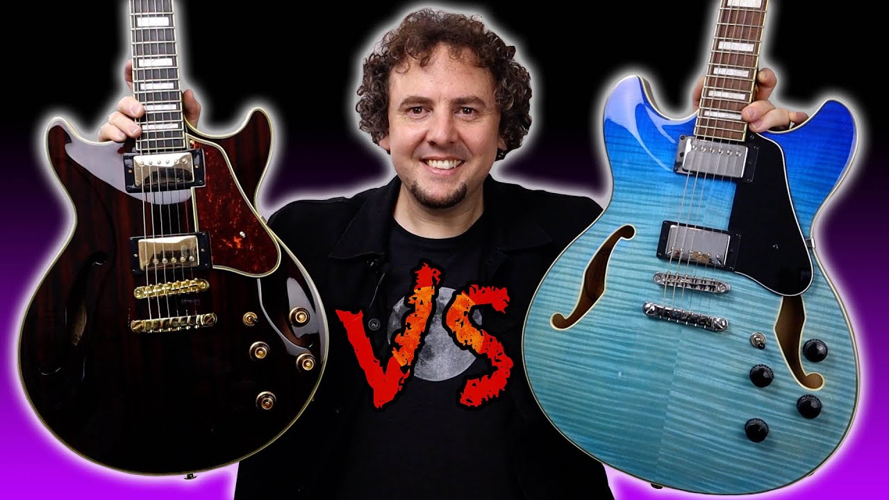 Ibanez AM93ME-NT vs AS73FM | Which is the best semi-hollow guitar for under $1000? In-depth shootout