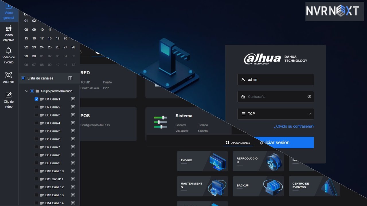 Nueva interface Dahua 5.0