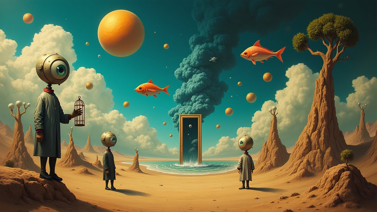 Strange Surreal AI Art Music Video