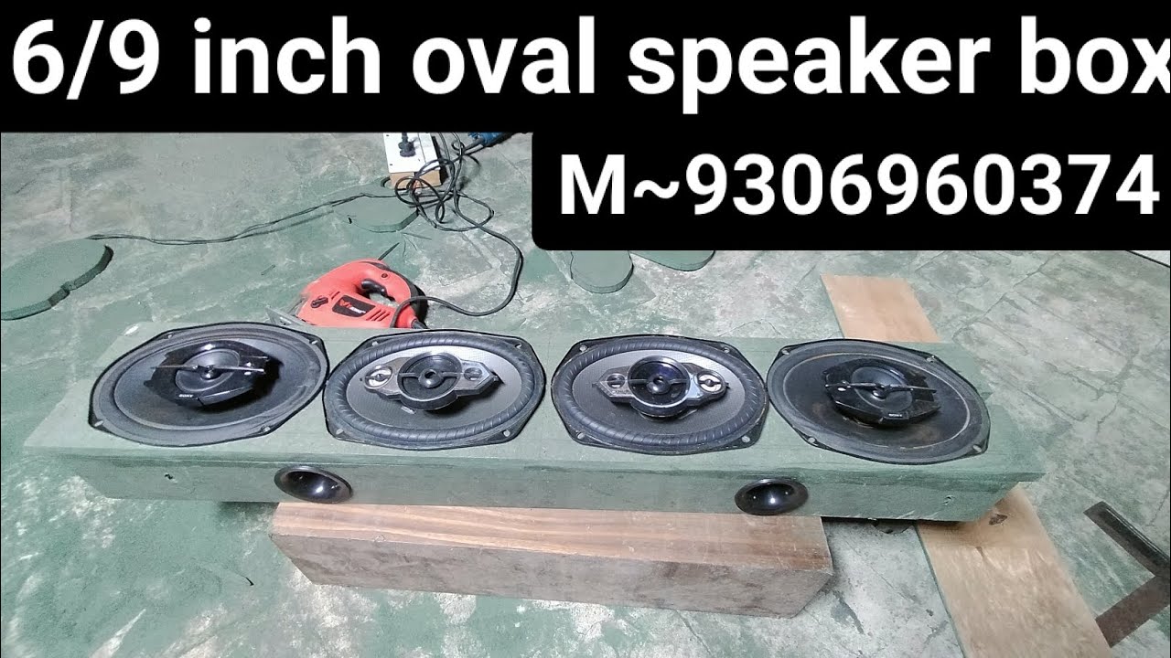 sony 6/9 inch oval speaker box best sound quality 