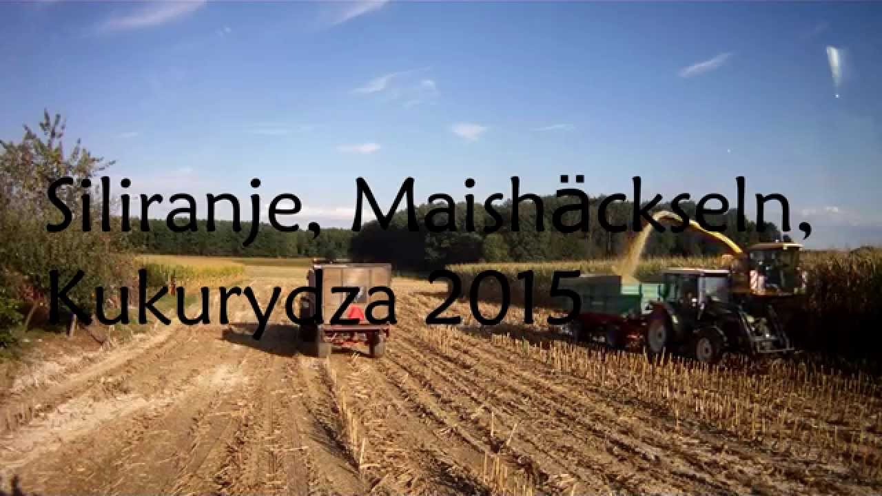 [GoPro] Siliranje koruze - Maishäckseln - Kukurydza 2015, HD