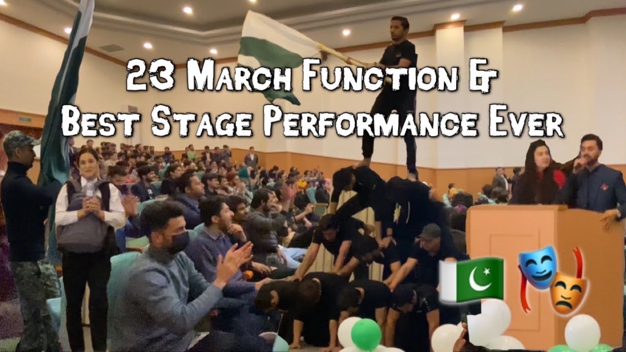 23 March Function At Tashkent Medical Academy urgench Branch || Best Stage Performance In University
