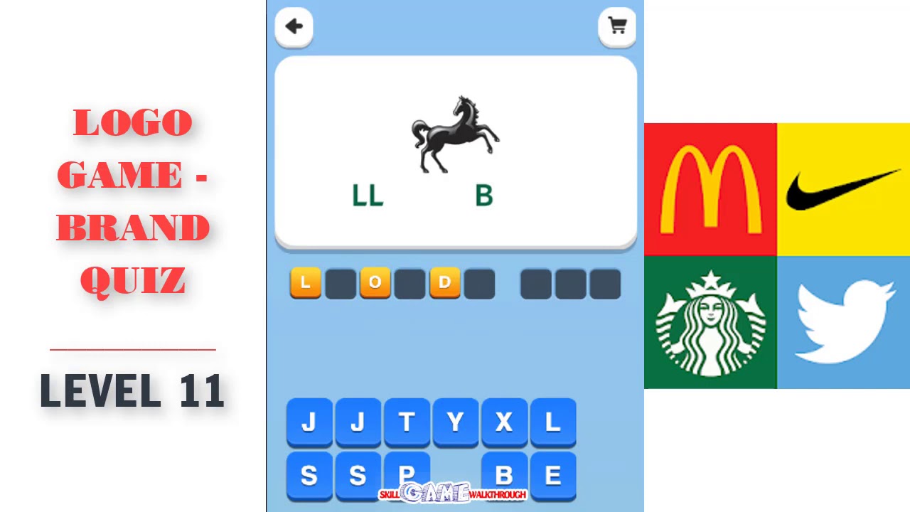 Logo Game - Brand Quiz Level 11 Walkthrough | SkillGameWalkthrough