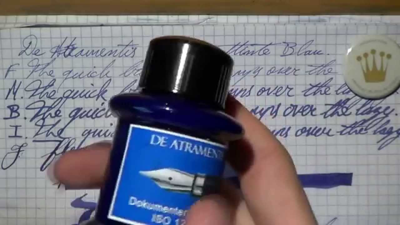 Inkcyclopedia De Atramentis Document Blue