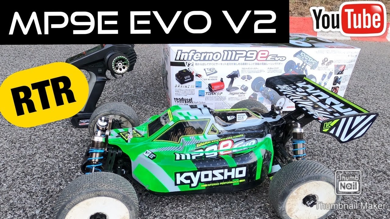 ✅ KYOSHO INFERNO MP9 E EVO V2 - BUGGY 1/8 RTR 4WD BRUSHLESS ⚡️⚡️