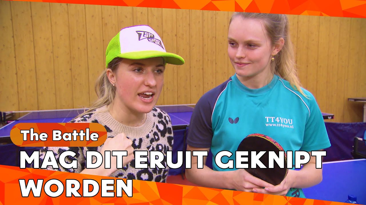 WIE SLAAT WIE VAN TAFEL? | BATTLE TAFELTENNIS | ZAPPSPORT
