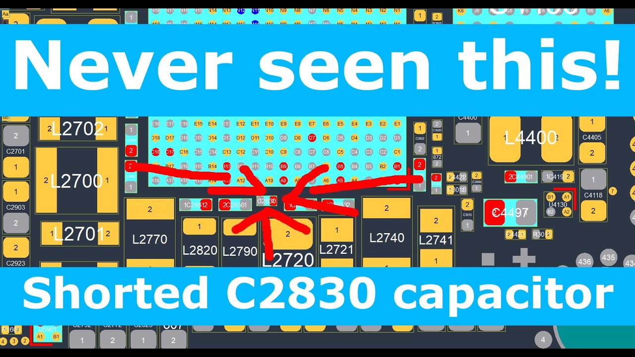 Never seen this!!! iPhone 11 Pro Max shorted capacitor repair - Advanced Motherboard Repair