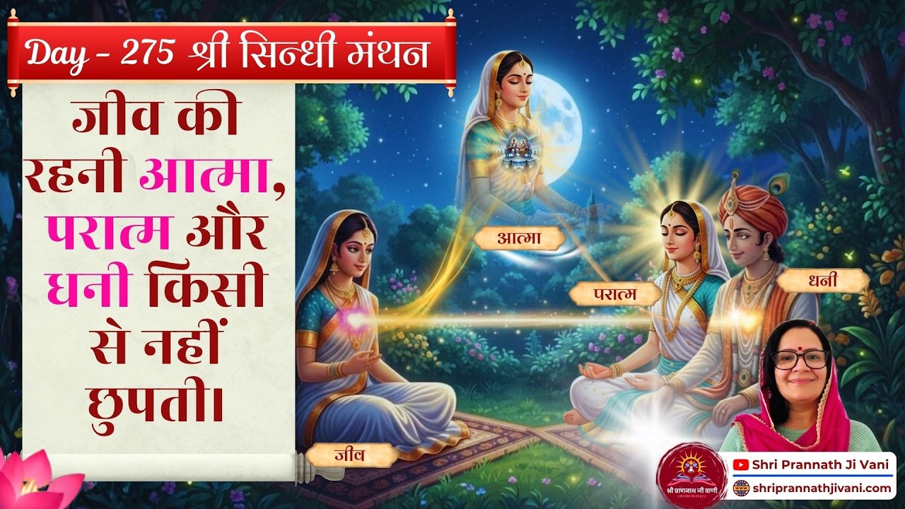 🌷 Day 275 - सिंधी की सुगंधि - जीव की रहनी आत्मा, परात्म और धनी किसी से नहीं छुपती। #sindhi #soniaji