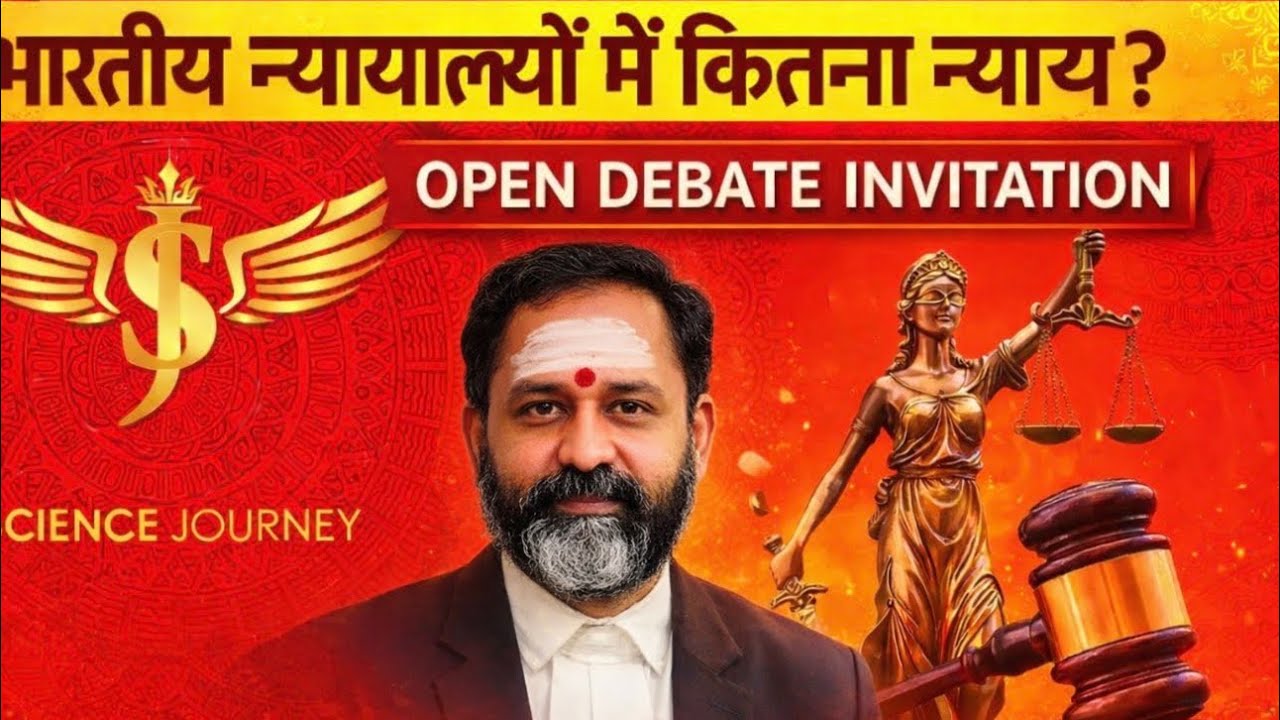 SJL701 | Bhartiya Nayayalay kitne nishoksh? | Open Debate Invitation to All| Science Journey