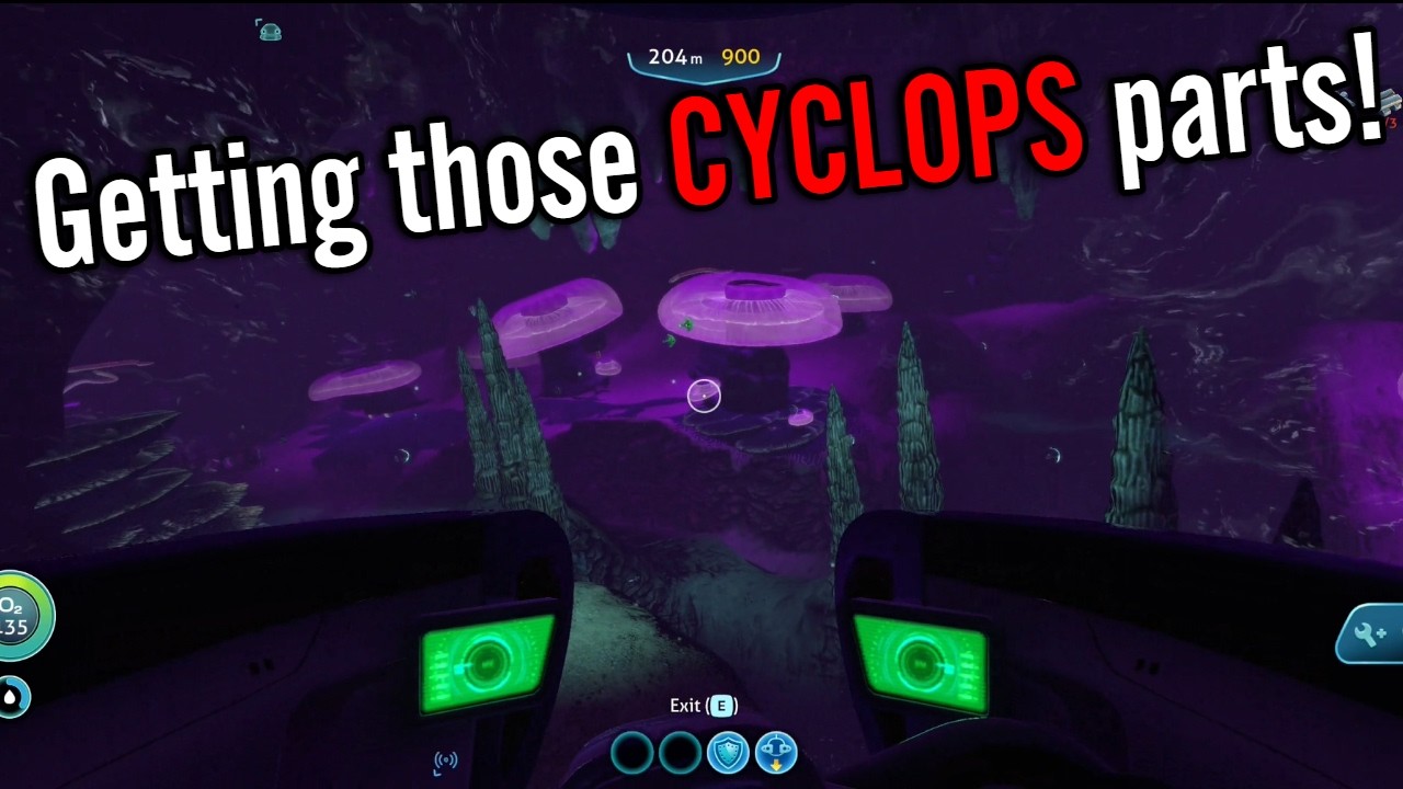 Getting the parts for our CYCLOPS! Subnautica part 28