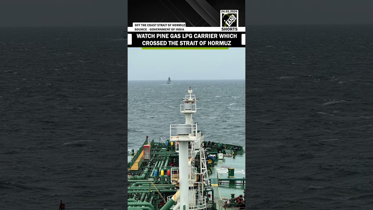 Watch Pine Gas LPG carrier which crossed the Strait of Hormuz amid West Asia war