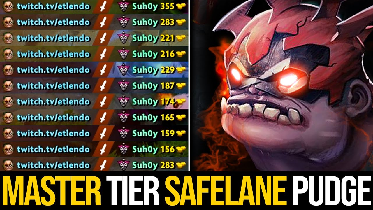 SAFELANE PUDGE!!! INSANE MASTER TIER NO MERCY DESTROYED ENEMY WITH 28KILLS | Pudge Official