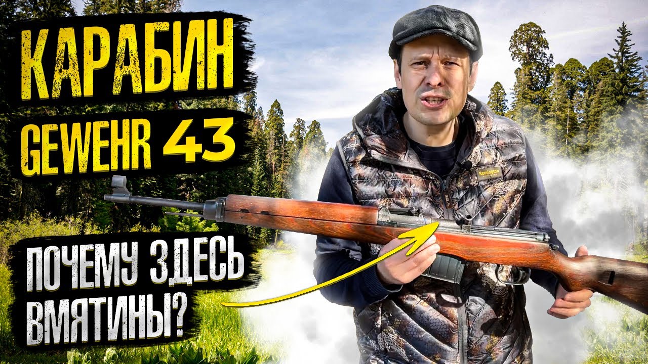 ВИНТОВКА Gewehr 43 НЕМЦЫ СЛИЗАЛИ ЕЁ У НАС !!!