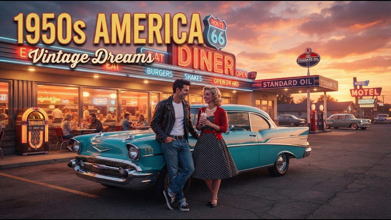 Memories of a Small Town Summer | Vintage 1950s Americana Love Songs | Doo-Wop Classics